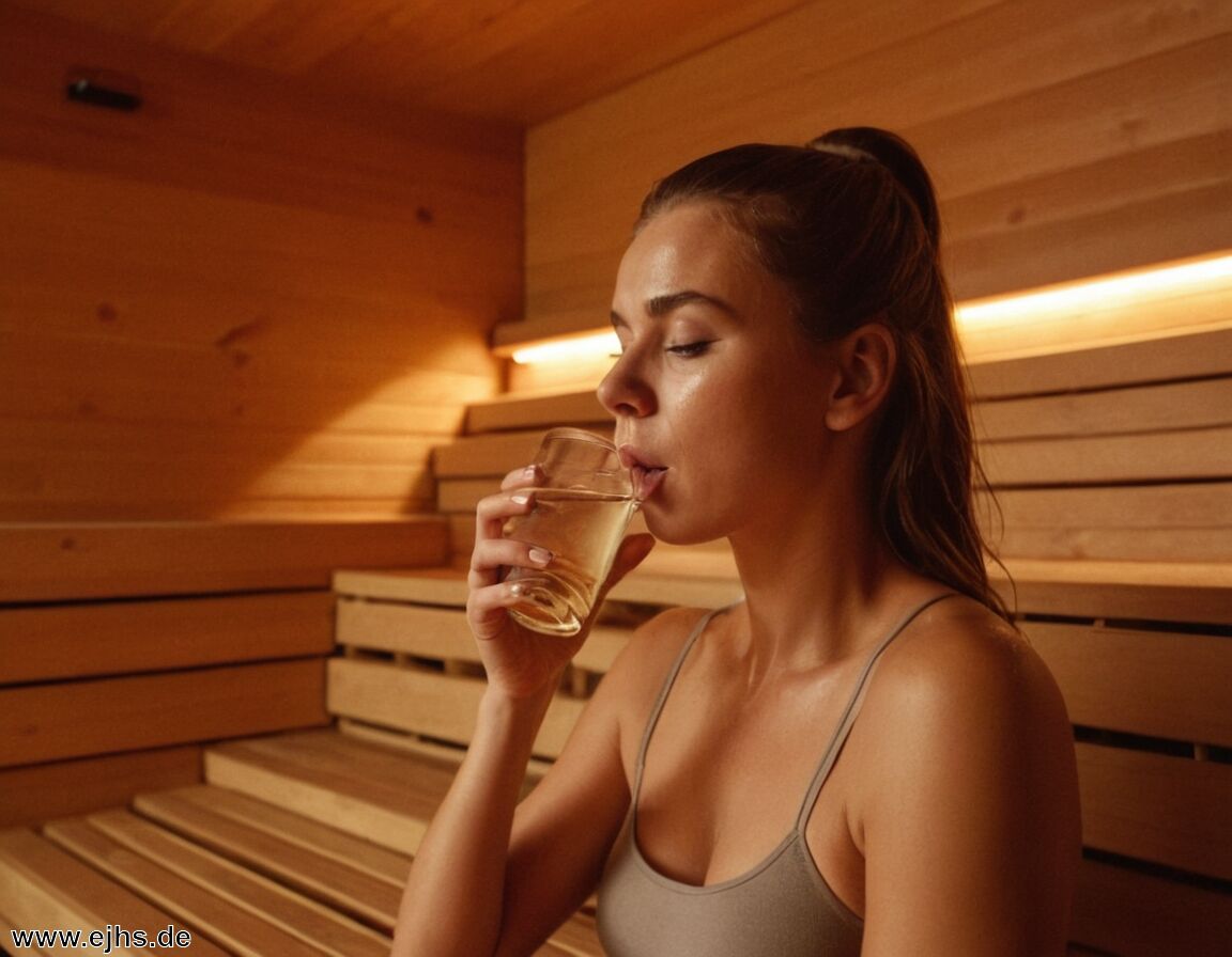 Wasser trinken zur Rehydrierung - Sauna zu heiß » Was tun wenn es zu viel wird
