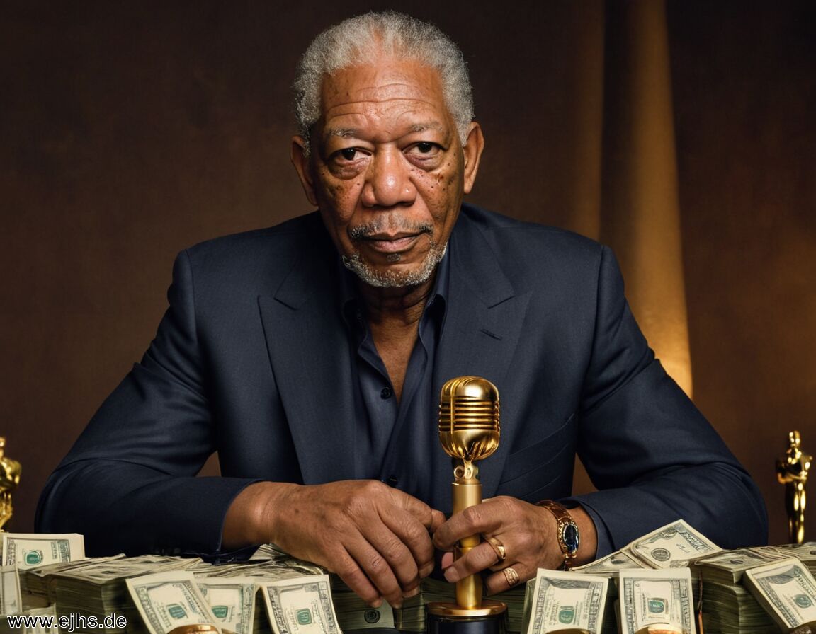 Markante Stimme und Sprecherrollen   - Morgan Freeman Vermögen » Schauspielkunst und Milliarden